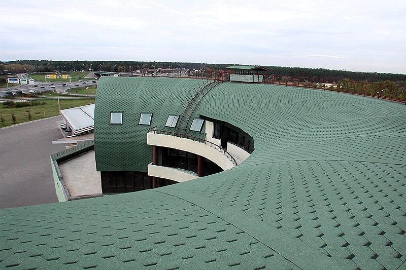 Dach pokryty gontem bitumicznym